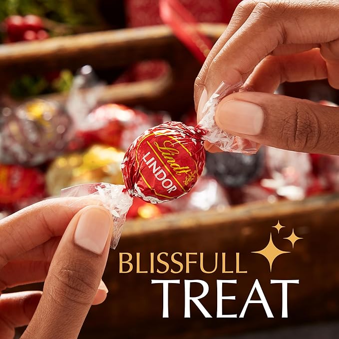 Lindt Lindor Assorted Chocolate Truffles – 200g Box (Approx. 16 Balls) – Smooth Filling – Christmas, Gift, Birthday, Congratulations Treat - Image 7