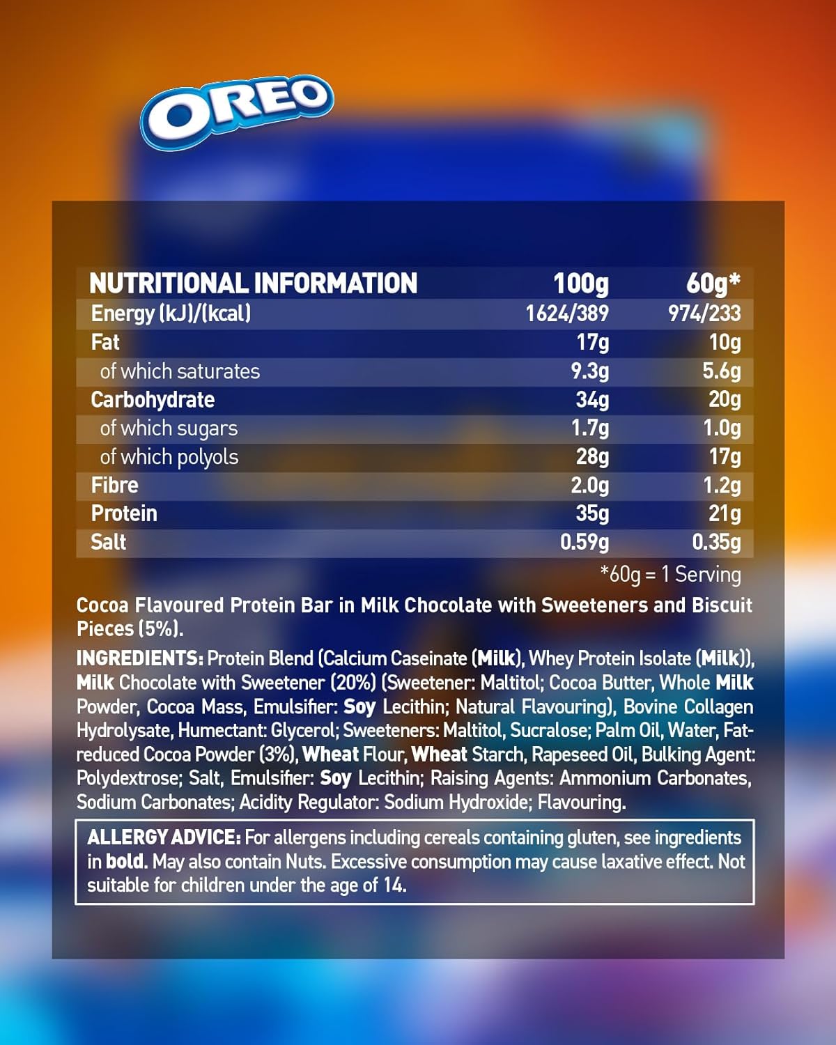 Grenade OREO Protein Bar - High Protein, Low Sugar, 12 x 60 g - Image 5