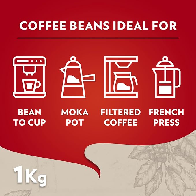 Lavazza, Qualità Rossa, Coffee Beans, Arabica and Robusta, Intensity 5/10, Medium Roasting, 1 Kg - Image 6